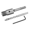 Wall Hole Opener Connection Rod 110-530mm Round Shank Concrete Cement Stone Wall Punch Connecting Rod Tool Accessories