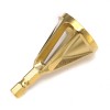 Titanium Coated Deburring External Chamfer Tool Bit 1/4 Inch Hex Shank Remove Burr Repairs Tools